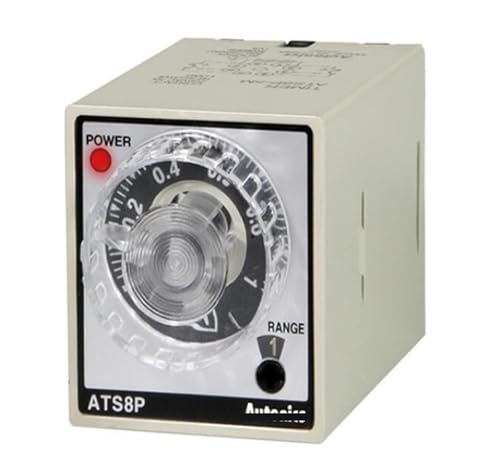 Digital Counter ATS8P-6M Small Analog Timer, 8 Pin Plug Type, Power Off Delay, (0.1Min~10Min) 100-120VAC Electrical Timers