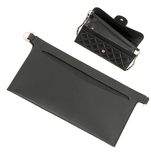 Lckaey Clutch kit Purse chain insert belt-Emily wallet for Sarah bag, chain accessories, wallet insert Y001-black