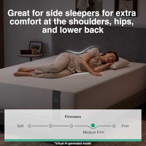 Image of Novilla 14 Inch California King Size Memory Foam Mattress, Upgraded Support