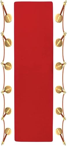 Trademark Innovations Alfombra roja para pasillo (2' x 10')