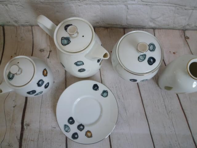 オールドノリタケ　ミルクポット 里帰り オールドノリタケ ポット ミルクピッチャー シュガーポット 3点