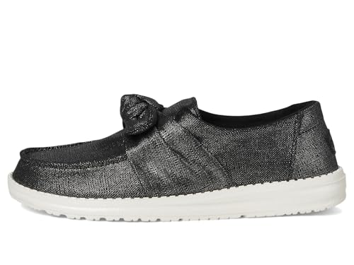 HEYDUDE Women's Wendy Bow Shimmer Loafer4