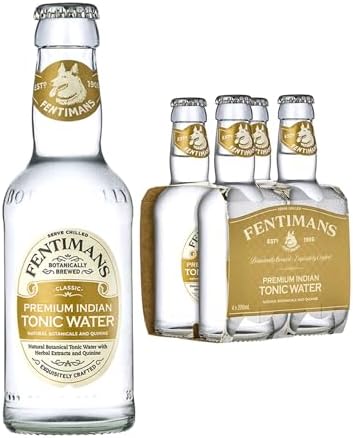 Fentimans Premium Indian Tonic Botanically Brewed, 4 Pack, 200ml Bottles