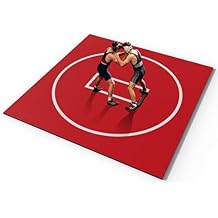 Multi-Size Foam/Inflatable Wrestling Mat - Durable Jiu Jitsu Mats, 10x10 Wrestling Mats for Home, Flexi Roll Judo Training Mat for MMA, Grappling,BJJ, Martial Arts & Boxing
