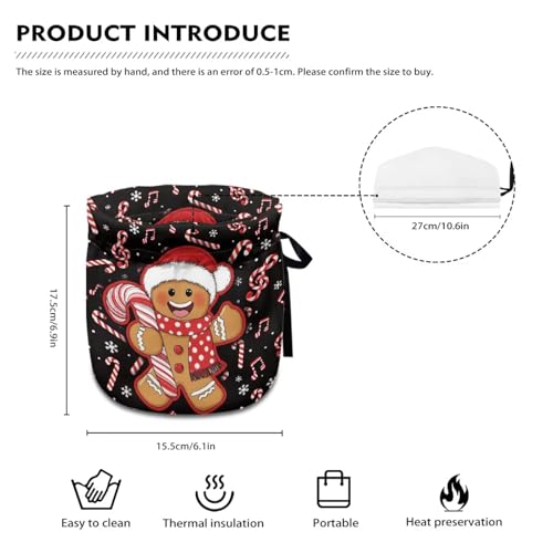 Image of Christmas Tea Cozy Insulated Kitchen Kettle Cover Farmhouse Tea Pot Dust Cover for Keeping Warm Teas Cosies Home Kitchen Christmas Decoration Gift for Friends