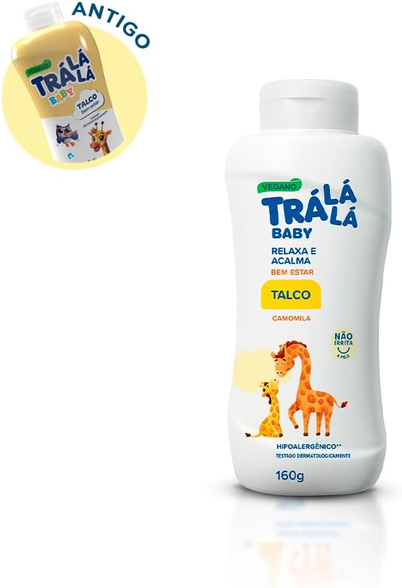 Tra La La - Talco Tra La La Baby 160G Bem Estar