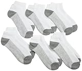 Fruit Of The Loom Big Boys' 6 Pack Low Cut Socks