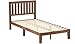 Zinus Vivek 12 Inch Wood Platform Bed with Headboard / No Box Spring Needed / Wood Slat Support / Antique Espresso Finish, Twin
