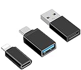 Plug and Play, perfekt für iPhone/iPad: Wenn Sie sowohl Android- als auch iOS-Handy haben, verwenden Sie diesen Adapter mit Ihrem USB-C-Kabel, kann es Daten laden und synchronisieren mit Ihrem iPhone, ohne dass Sie 2 Kabel mitnehmen müssen, wenn Sie draußen oder auf Reisen gehen.