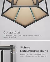 SONGMICS Eckregal-Set 5 Ebenen, Schwerlastregal, Metall – Ansicht 6
