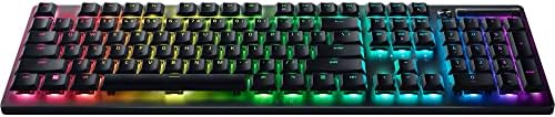 Razer DeathStalker V2 Pro Wireless Gaming Keyboard: Low-Profile Optical Switches - Clicky Purple - HyperSpeed Wireless & Bluetooth 5.0-40 Hr Battery - Ultra-Durable Coated Keycaps - Chroma RGB