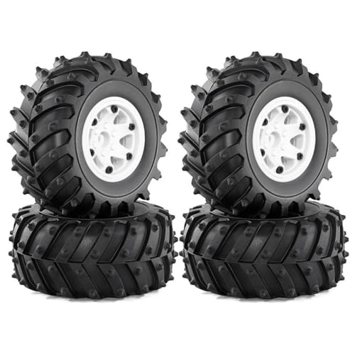 Pneus buggy 1/10 de rechange 128mm pour réparer roue voilée voiture RC