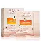 MATRÚM 12-Herb Botanical Heat Patches for Lower Back & Hip Pain Relief | Menstrual Cramp Heat Therapy | Drug-Free, Long-Lasting Relief | Adjustable Wrap Belt | 5-Pack