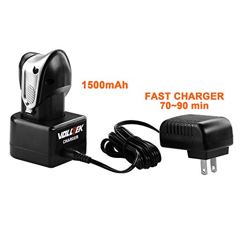 Volltek Electric Cordless Scissor 4V Li-Ion Cutter Shears With 2 Pcs Cutting Blades Accessory For Cutting Fabric, Carpet And Leather Es3601 #TOP6