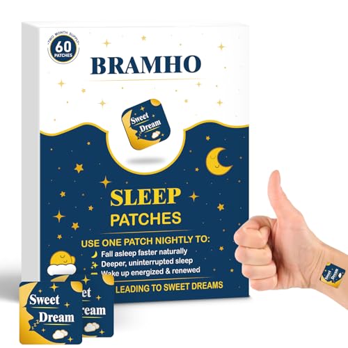 Sleep Patches for Adults Extra Strength,Containing melatonin | Natural Patch of Magnesium and Sour Cherry Extract,Plant-Based Sleep Support, Easy to use, Suitable for Both Men and Women, | 60 Patches