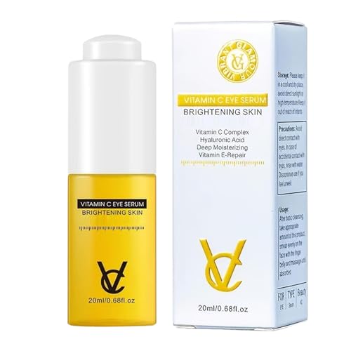 VC Oculares, Removedor De La Bolsa De Hidratante, Sueros De Círculos Oscuros Aliviados, Crema Hidratante, No Grasosa Y De Absorción Rápida, 20 Ml Perfecto Para Uso Diario Bajo Maquillaje,