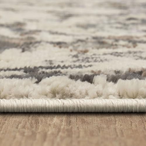 Tapete decorativo Mohawk Home Howlett, 3'x5', gris claro miniatura 4