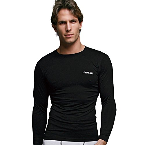 Coovy Athlete Sports Lightweight Compression Base Layer Long Sleeve Top, Style B01