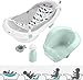 Fisher-Price Baby to Toddler Bath 4-in-1 Sling ‘n Seat Tub with Removable Infant Support and 2 Toys, Climbing Leaves