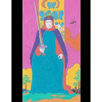 Occitan-English bilingual Tarot colouring book