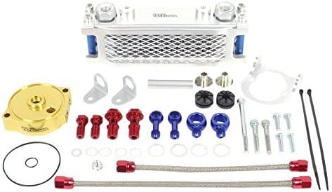 3-ROW Compact-Cool kit w/ Filter Adapter (For OEM Std Cylinder Head), Fits: 2017-2018 Kawasaki Z125 Pro, 07-07-0218