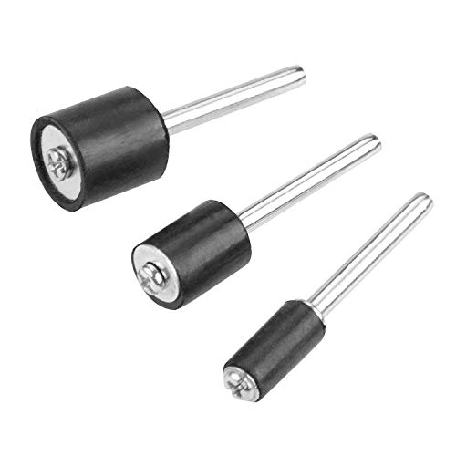 Starvast 338 Stück Schleiftrommel mit Kunststoffbox, bestehend aus 329 Schleifbändern und 9 Trommeln, Bohrfutter 1/2 Zoll, 3/8 Zoll, 1/4 Zoll für Dremel Drehwerkzeuge