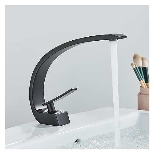 Mitigeur de lavabo cascade blanc et chrome pour vasque à poser moderne - 3