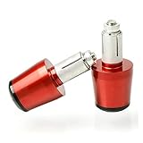 2.Waterproof und langlebig. XIAOZHIWEN Motorrad-Lenkergriffe Lenkerende Im Stecker for Ducati Monster 659 696 821 1200 1100 1200S 1100S (Color : Red)