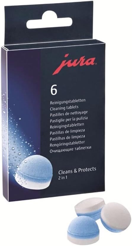 Jura S8 Automatic Coffee and Espresso Machine (Piano Black) with Cleaning Tablets (6-Count) and 2 Smart Filter Cartridges Bundle (4 Items): Home & Kitchen