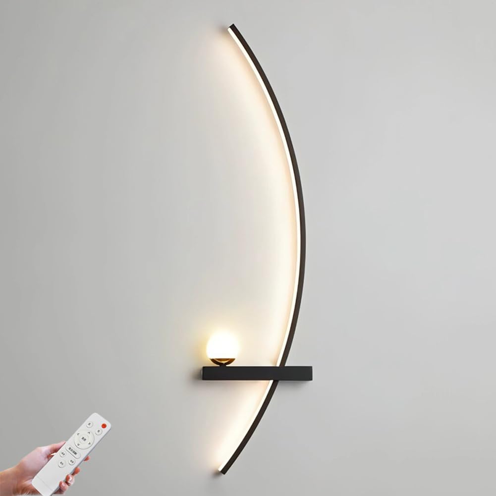 Lámpara de pared larga para salones modernos pack de 2 apliques de 60cm