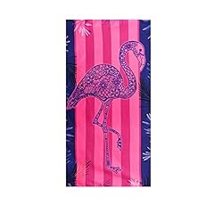 Big Flamingo Beach Towel