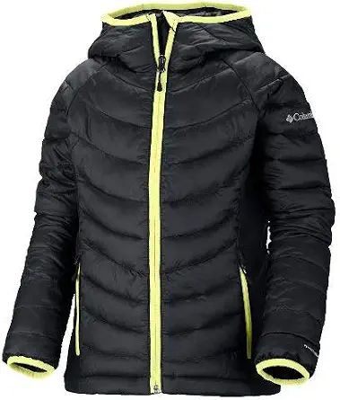 Columbia Girl's Powder Lite Hybrid Puffer Jacket Black