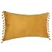 marque Atmosphera, créateur d'intérieur Coussin Velours Spirit 30x50 Ocre