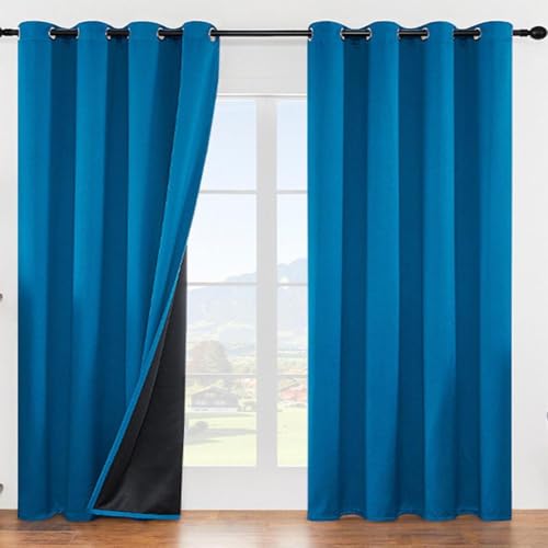 Rideaux polyester haute ombrage isolation thermique insonorisants - 2
