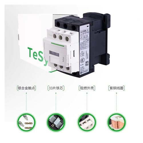 Contacteur AC LC1D80A bobine 220V triphasé commande moteur - 4