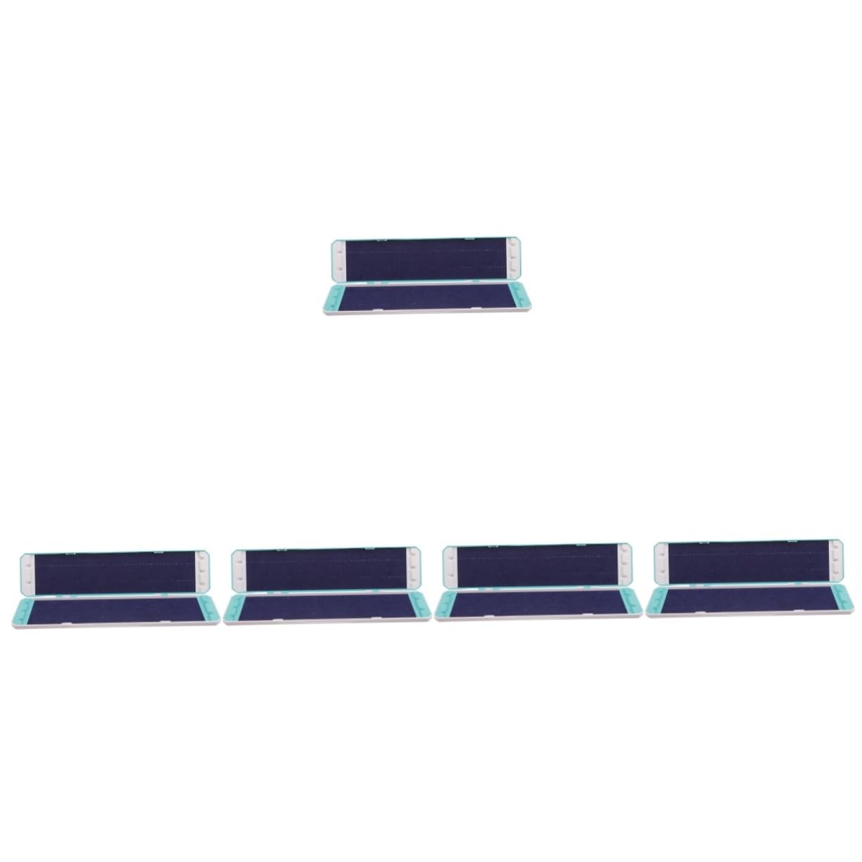 Abaodam Scatola Da 5 Pezzi scatola per ami da pesca Accessori Porta del richiamo della pesca ingranaggio porta ami da pesca portatile organizer portatile per esche plastica