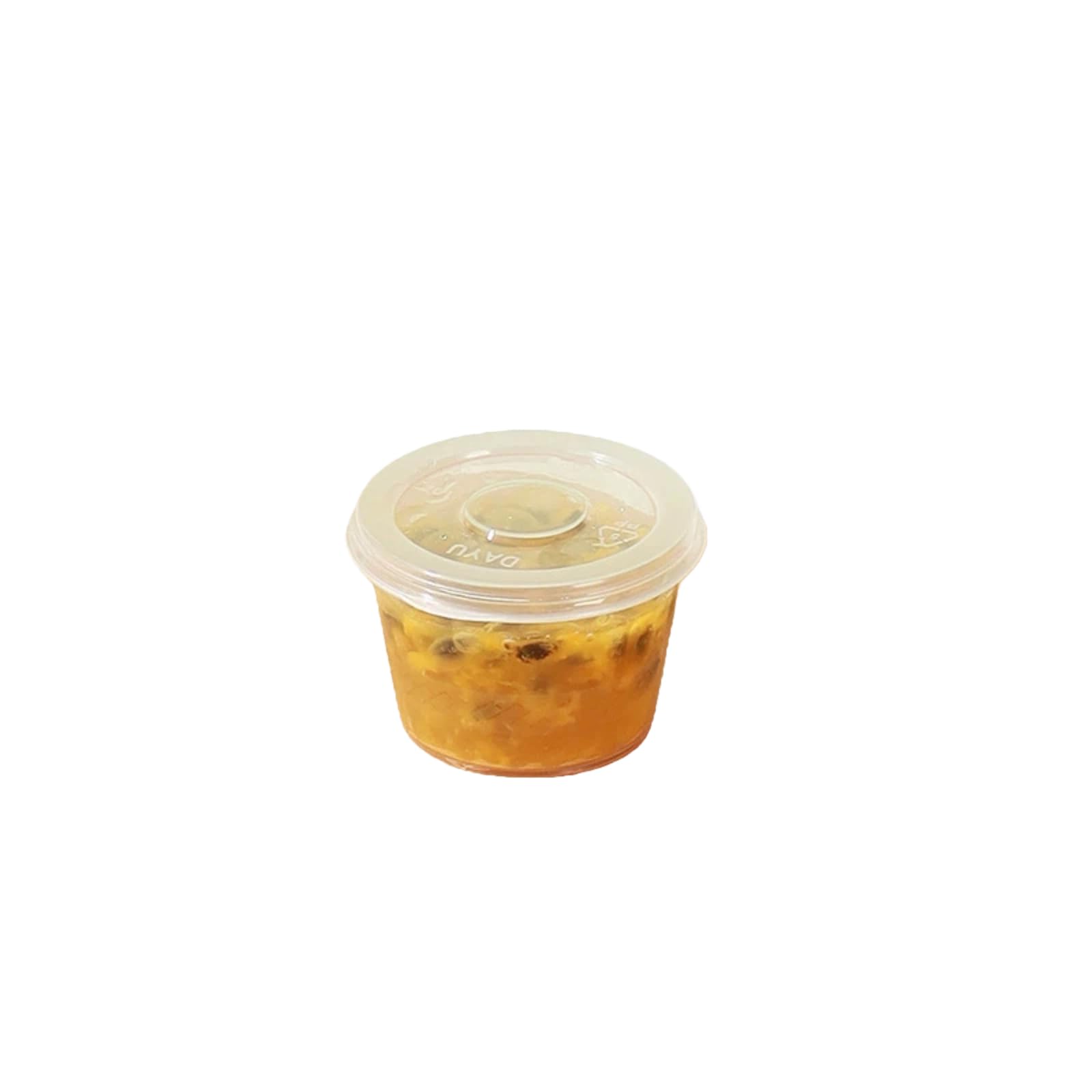 FCHXXDAD Caja de salsa desechable con salsa y Bolsa de té de frutas de limón concentrado transparente