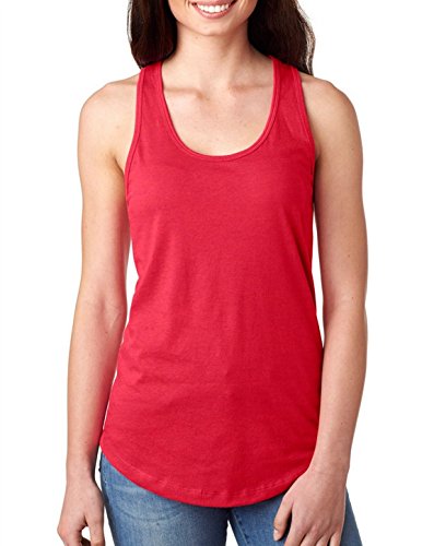 Next Level Apparel Women's Ideal Racerback Tank - Small - Red