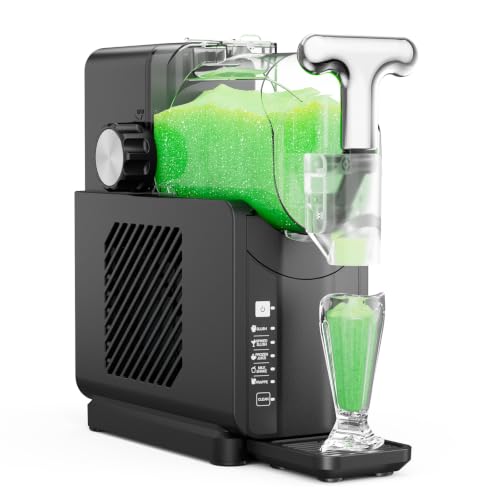 Image of Slushie Machine, No Ice Needed, 85 oz Slushy Machine for Home, 5 Preset Programs & Auto-Clean Mode, Fast Chill Technolog, Frozen Drink Maker (Dark Grey)