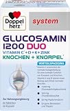 Doppelherz system GLUCOSAMIN 1200 DUO – Mit Vitamin C als Beitrag zur normalen Kollagenbildung für eine normale Knorpelfunktion – 60 Kapseln und 60 Tabletten