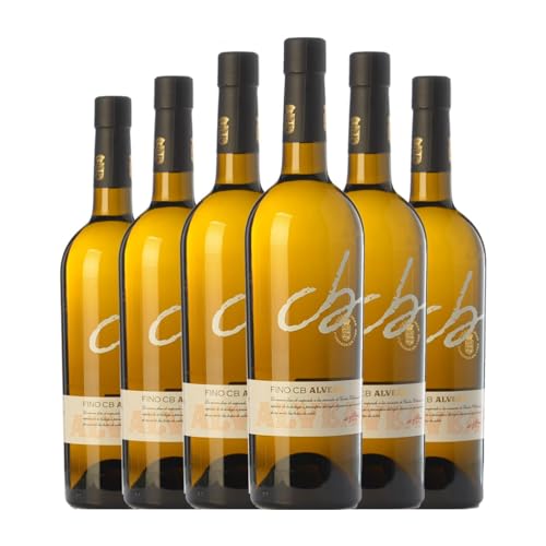 Alvear Fino C.B. Pedro Ximénez Montilha-Moriles 75 cl vinho generoso (caixa de 6 garrafas de 75 cl)