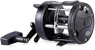 Sougayilang Trolling Reel Graphite Level Wind Fishing Reels, High Speed Gears Smoothest Drag, Popular Method Used Boat Saltwater Surf Casting Fishing,Size 3000L