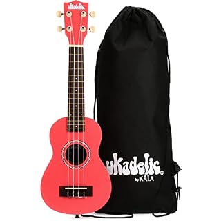 Kala Wood Ukadelic Razzle Dazzle – Ukulele soprano - Les Beatles, Paul McCartney, John Lennon, RIngo Starr, George Harrison