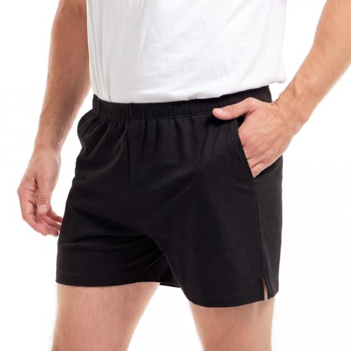 Image of AIMPACT Men's 4 inch Inseam Sleep & Lounge Pajama Shorts with Pockets
