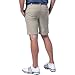 adidas Golf Men's Climalite 3-Stripes Shorts, Ecru, 34