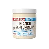ProNutrition Crema Proteica Zero (350 g, Cioccobianco Crunchy) – Crema spalmabile senza zuccheri aggiunti e ricca di proteine – Ideale per diete low carb e chetogeniche