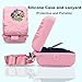JCHPINE Silicone Cover Case for Bitzee Disney Interactive Toy Digital Pet, Protective Skin Sleeve for Bitzee Disney Virtual Electronic Pets (Pink)