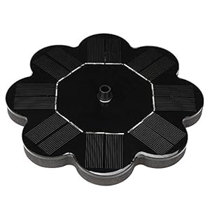 【Moederdag Sale】Zonne-waterfontein, met verschillende sproeiers Zonne-fontein Andere buitendecoratie Drijvende fontein Buitendecoratie voor tuin Kleine vijverdecoratie