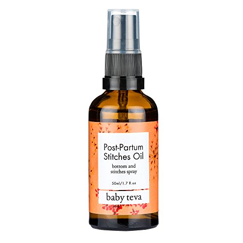 Postpartum Perineal & Caesarian Spray | Scar and Stitches All Natural Skincare Oil, by Baby Teva