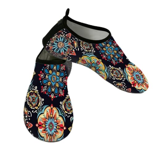 Zapatos deportivos acuáticos unisex estilo bohemio para surf y yoga floral